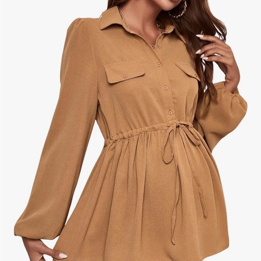Maternity Khaki blouse
